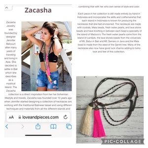 2 Set ZACASHA 23” Statement Piece Necklaces